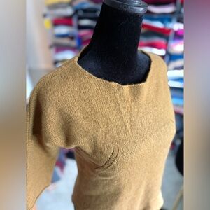 Zadig & Voltaire Camel Crew Neck Cashmere Sweater, S